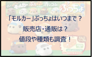 「モルカー」ぷっちょはコンビニで買える?販売店・通販は?値段や種類も調査!
