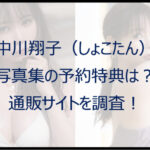 中川翔子(しょこたん)写真集の予約特典は?無料送料の通販サイトを調査!