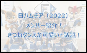 【日ハム】チアメンバー2022!きつねダンスが可愛いと話題!