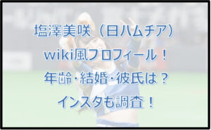 塩澤美咲のwiki風プロフィール!年齢・結婚・彼氏は?インスタも調査!