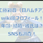 工藤彩音のwiki風プロフィール!年齢・結婚・彼氏は?インスタも調査!
