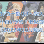 ヒロアカ「突入」一番くじロット買い予約!(2022年10月)取扱店はファミマ!