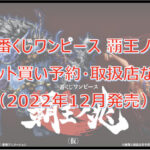 ワンピース 覇王ノ兆一番くじロット買い予約!(2022年12月)取扱店はどこ?